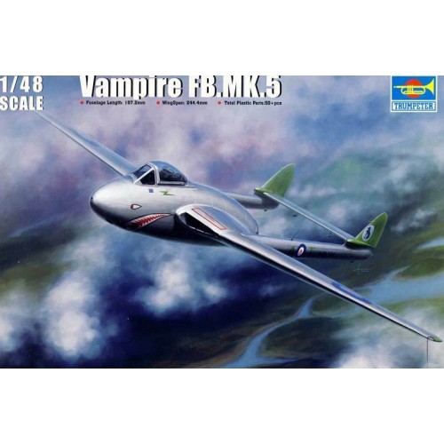 1/48 Trumpeter VAMPIRE FB.MK.5 02874 